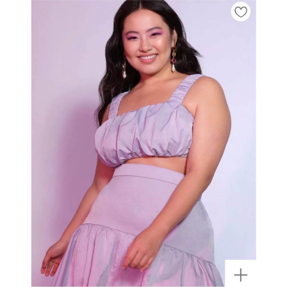 ELOQUII Scrunched Bustier  Crop Top NWT PLUS SIZE